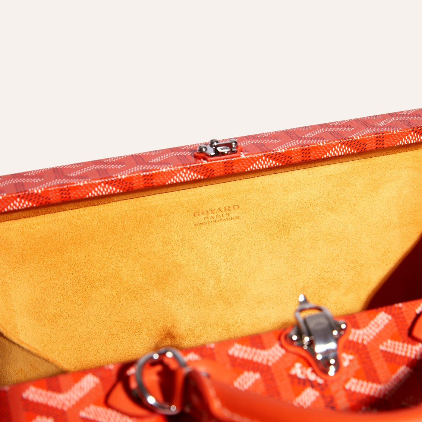 Goyard Grand Hôtel Trunk Bag Orange - Image 5